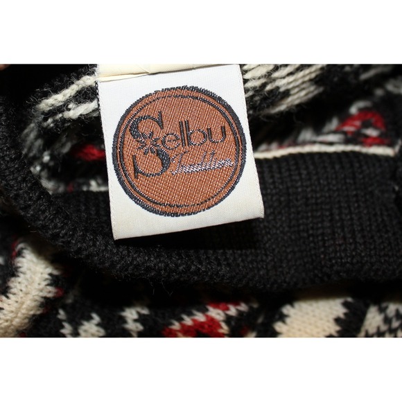 Vintage Selbu Norwegian Wool Cardigan Fair Isle Nordic Heritage Sweater SZ Small - Picture 4 of 14